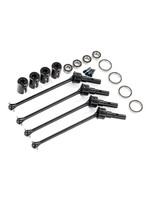 Traxxas Driveshafts, steel constant-velocity (assembled), front or rear (4)