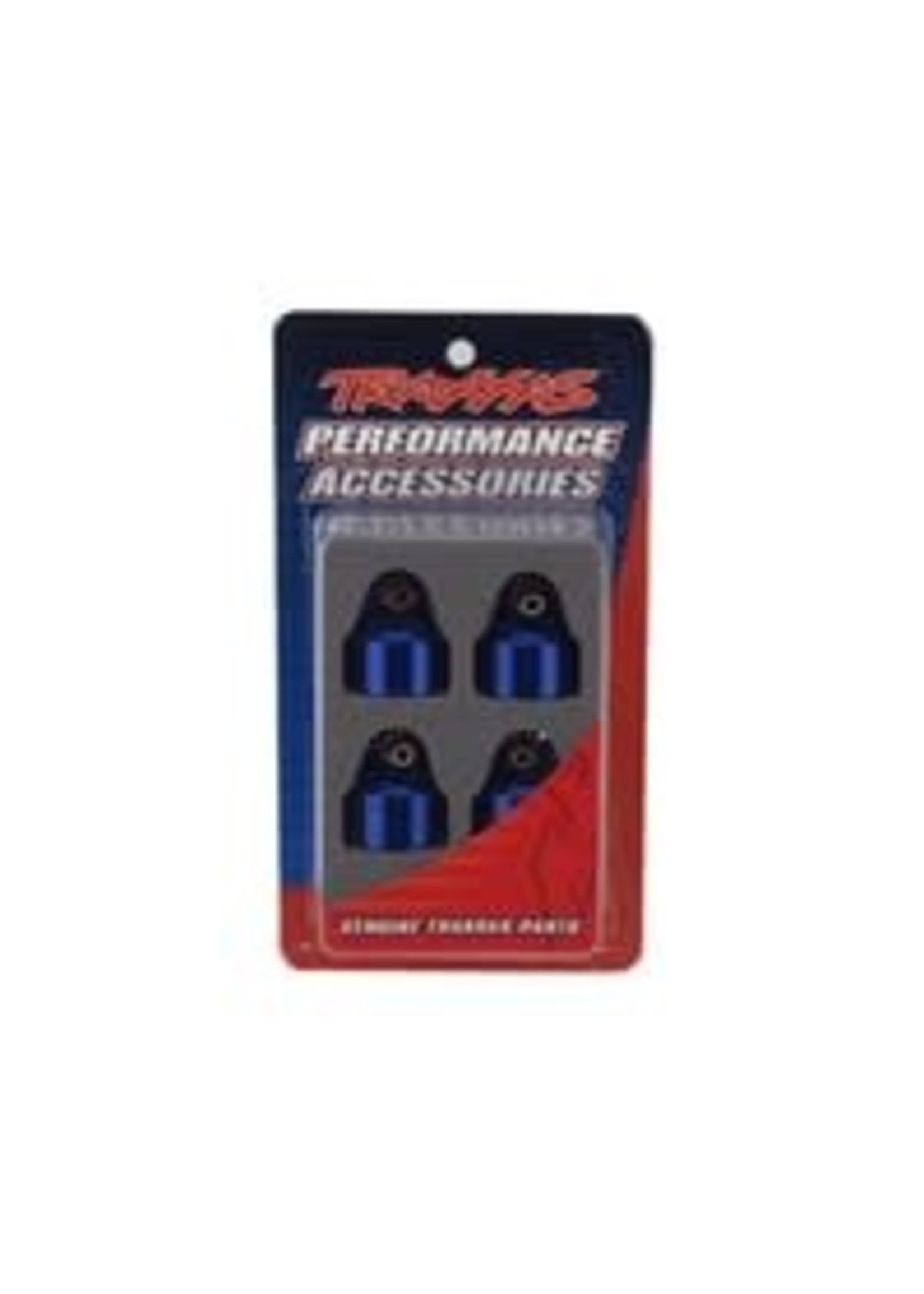 Traxxas 8964X Traxxas Shock caps, Aluminum (blue-anodized), GT-Maxx shocks (4)