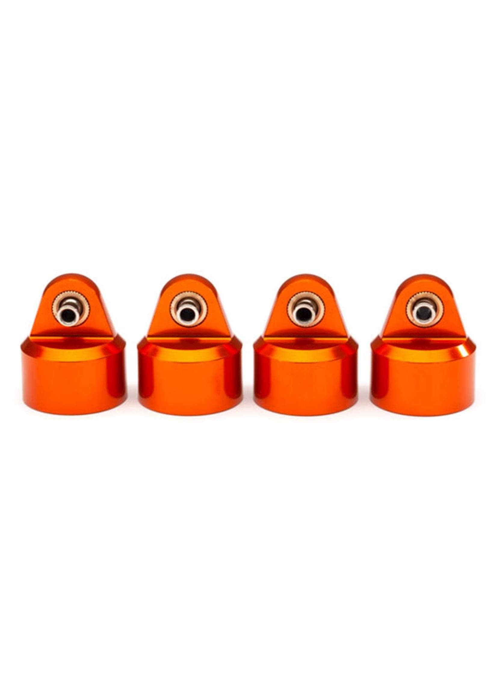 Traxxas 8964T Traxxas Shock Caps Aluminum (Orange-Anodized) GT-Maxx Shocks (4)