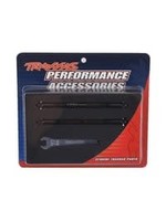 Traxxas Toe links, front, Unlimited Desert Racer (TUBES dark titanium anodized, 7075-T6 aluminum, stronger than titanium) (102mm) (2) (assembled with rod ends and hollow balls)/ aluminum wrench, 7mm (1)