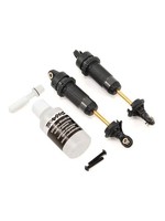 Traxxas Shocks, GTR xx-long hard-anodized, (Black) PTFE-coated bodies with TiN shafts