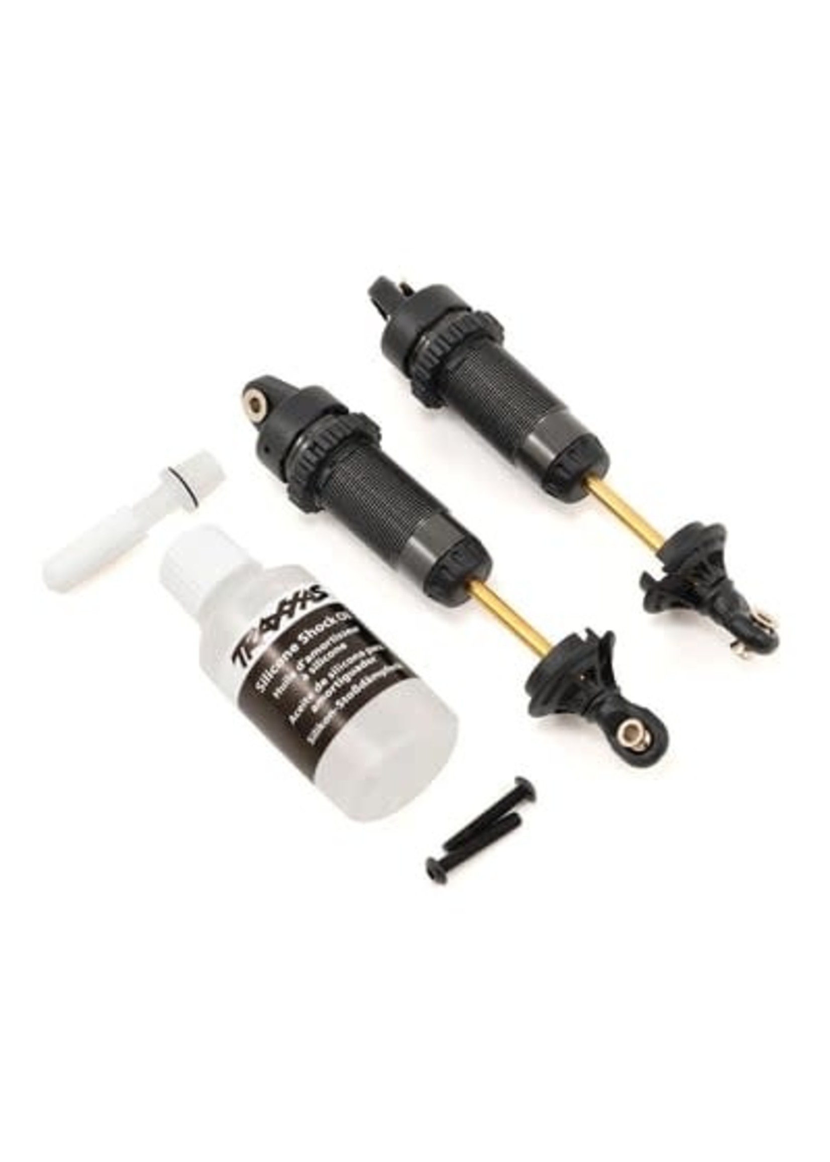 Traxxas 7462X Shocks, GTR xx-long hard-anodized, PTFE-coated bodies with TiN shafts (assembled) (2) (without springs)