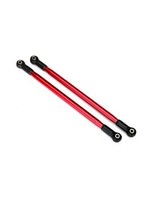 Traxxas Suspension link, rear (upper) (aluminum, red-anodized) (10x206mm, center to center) (2) (assembled with hollow balls)