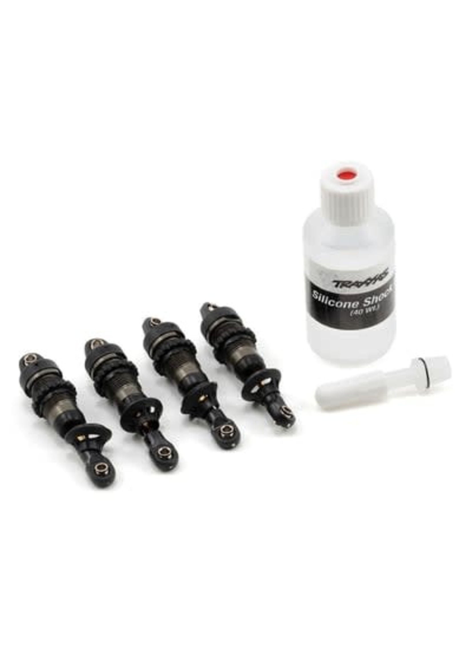 Traxxas 7061X Shocks, GTR hard anodized, PTFE-coated bodies with TiN shafts (fully assembled, without springs) (4)