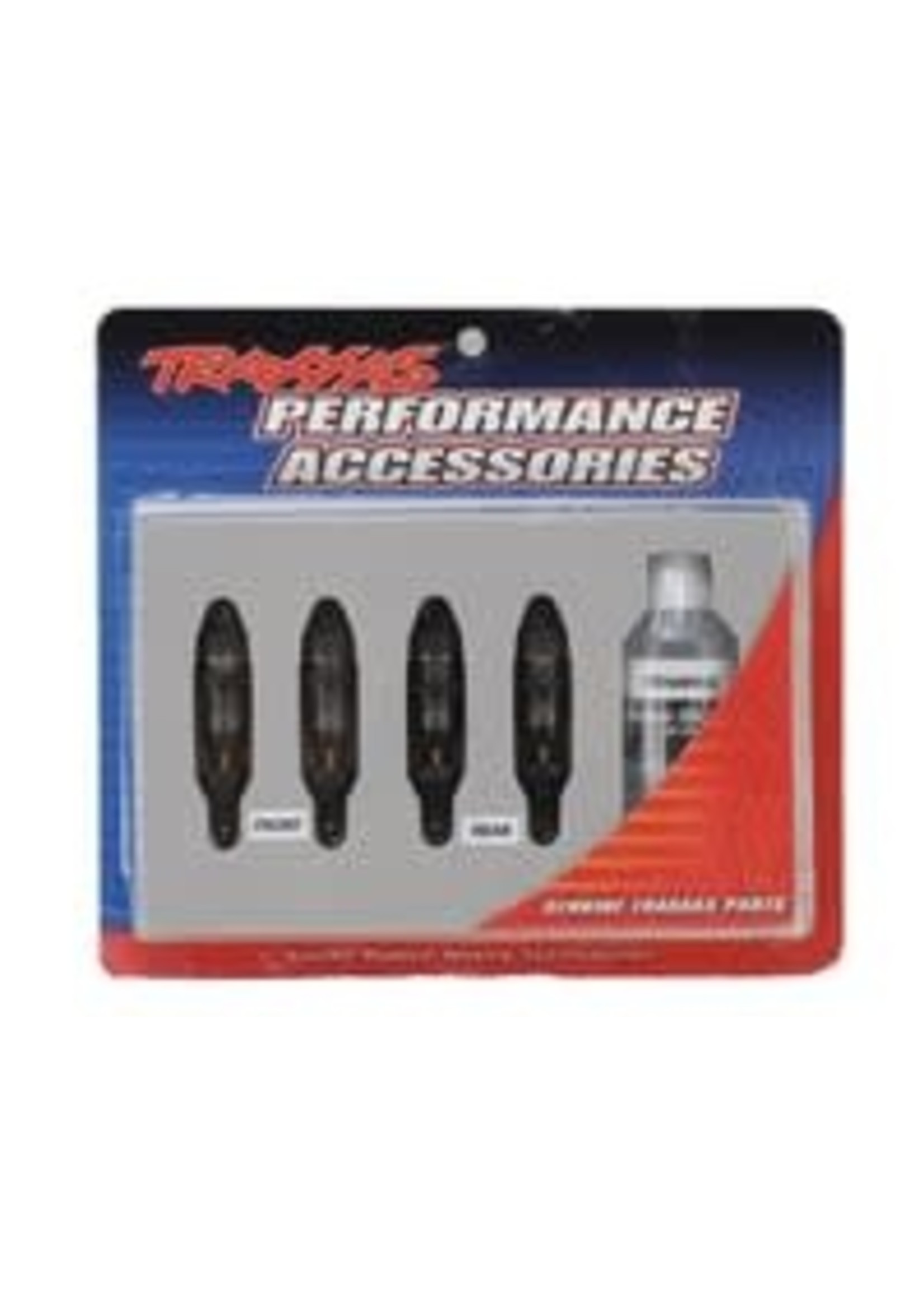 Traxxas 7061X Shocks, GTR hard anodized, PTFE-coated bodies with TiN shafts (fully assembled, without springs) (4)