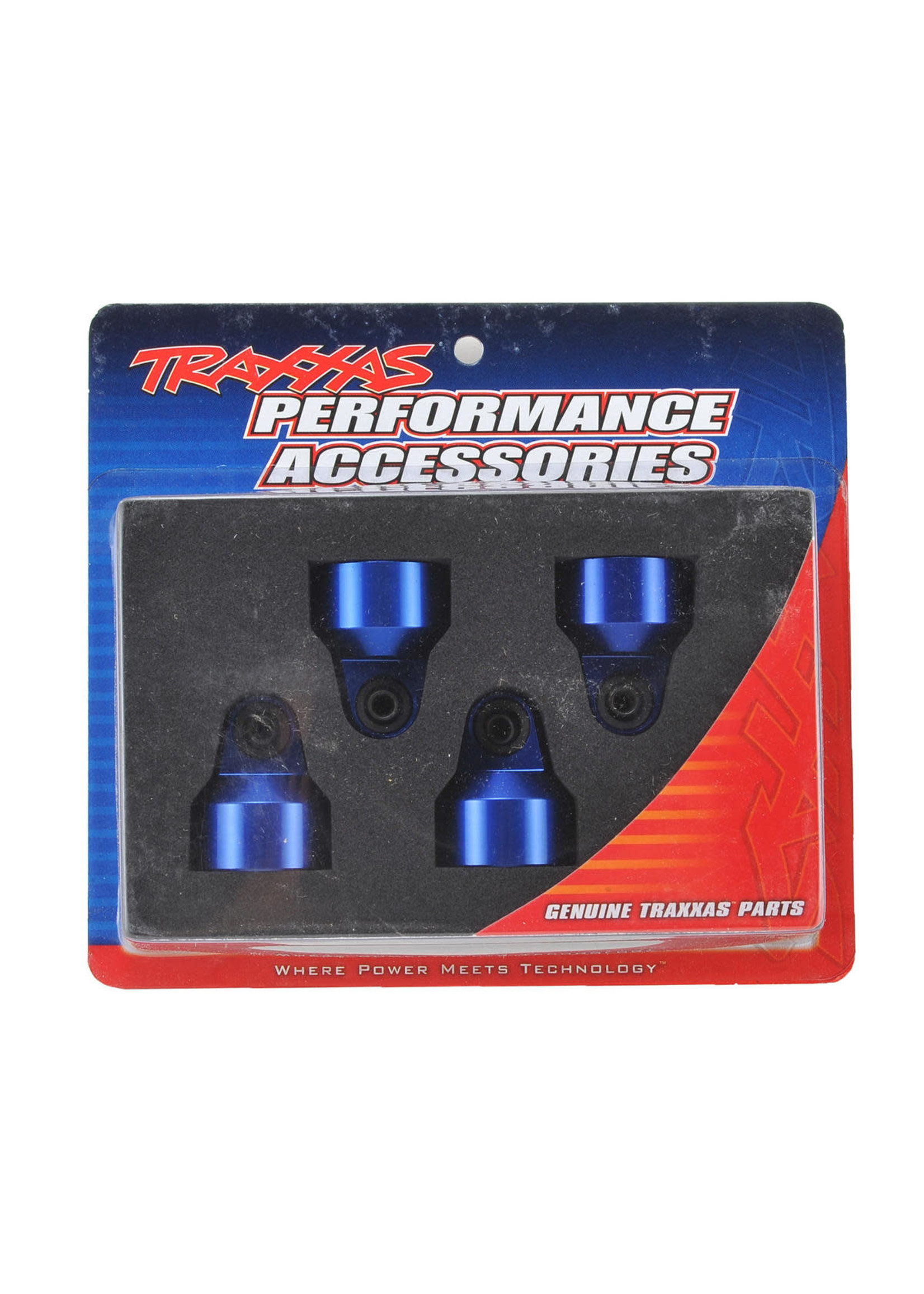 Traxxas 7764A Traxxas Blue-Anodized Aluminum GTX Shock Caps w/ Spacers
