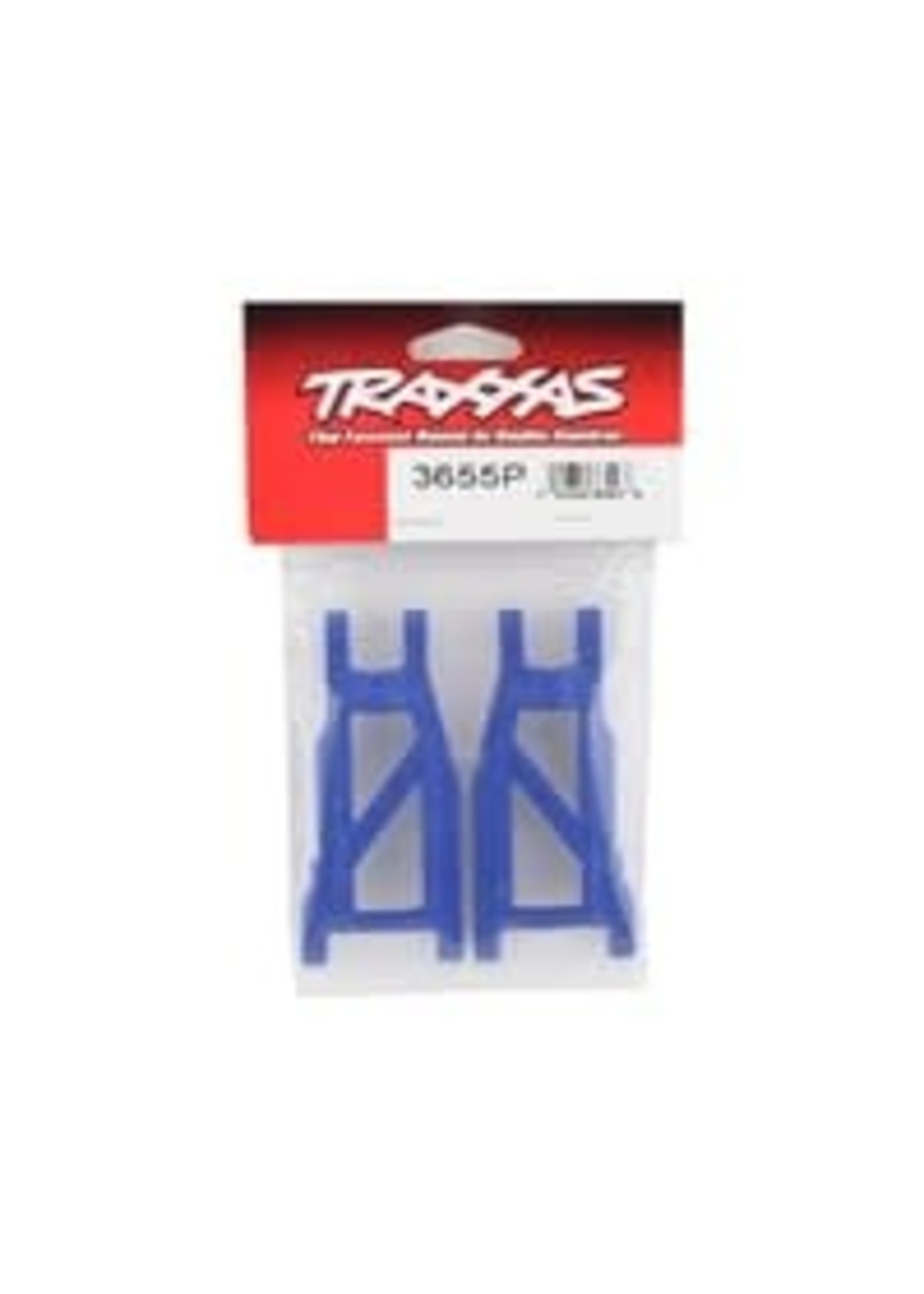 Traxxas 3655P Suspension arms, blue, front/rear (left & right), heavy duty (2)