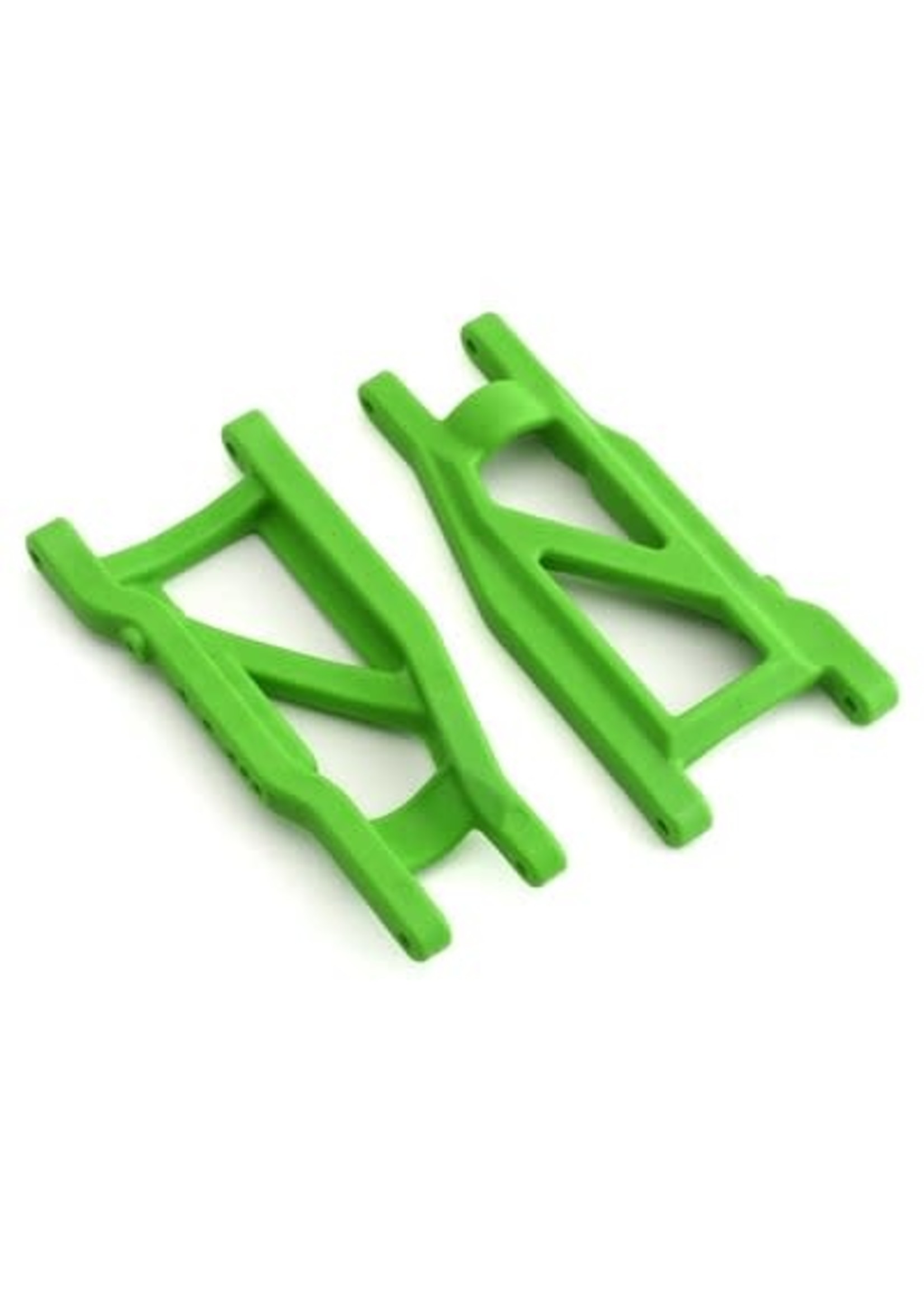 Traxxas 3655G Suspension arms, green, front/rear (left & right), heavy duty (2)