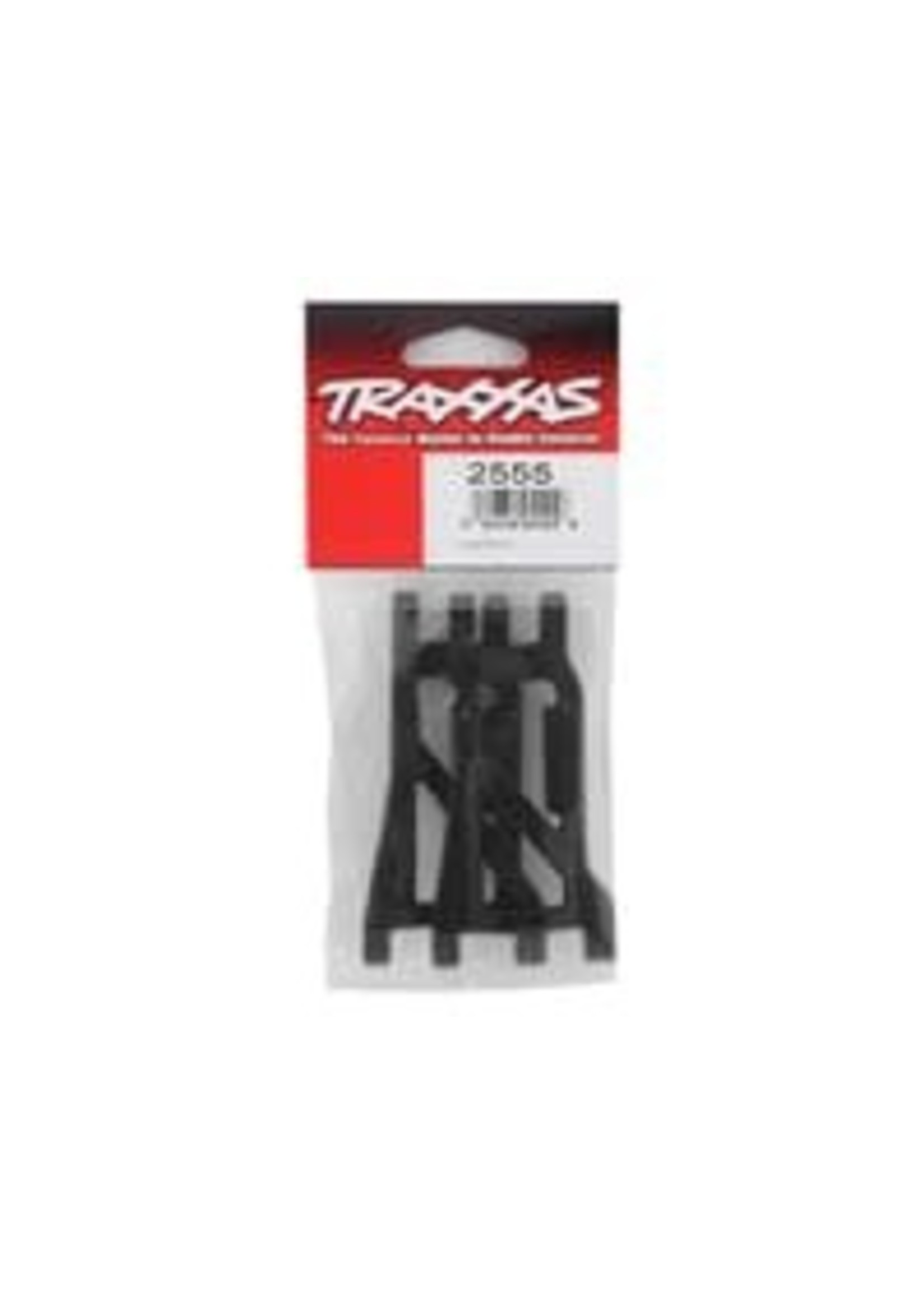 Traxxas 2555X Suspension arms, black, rear, heavy duty (2)