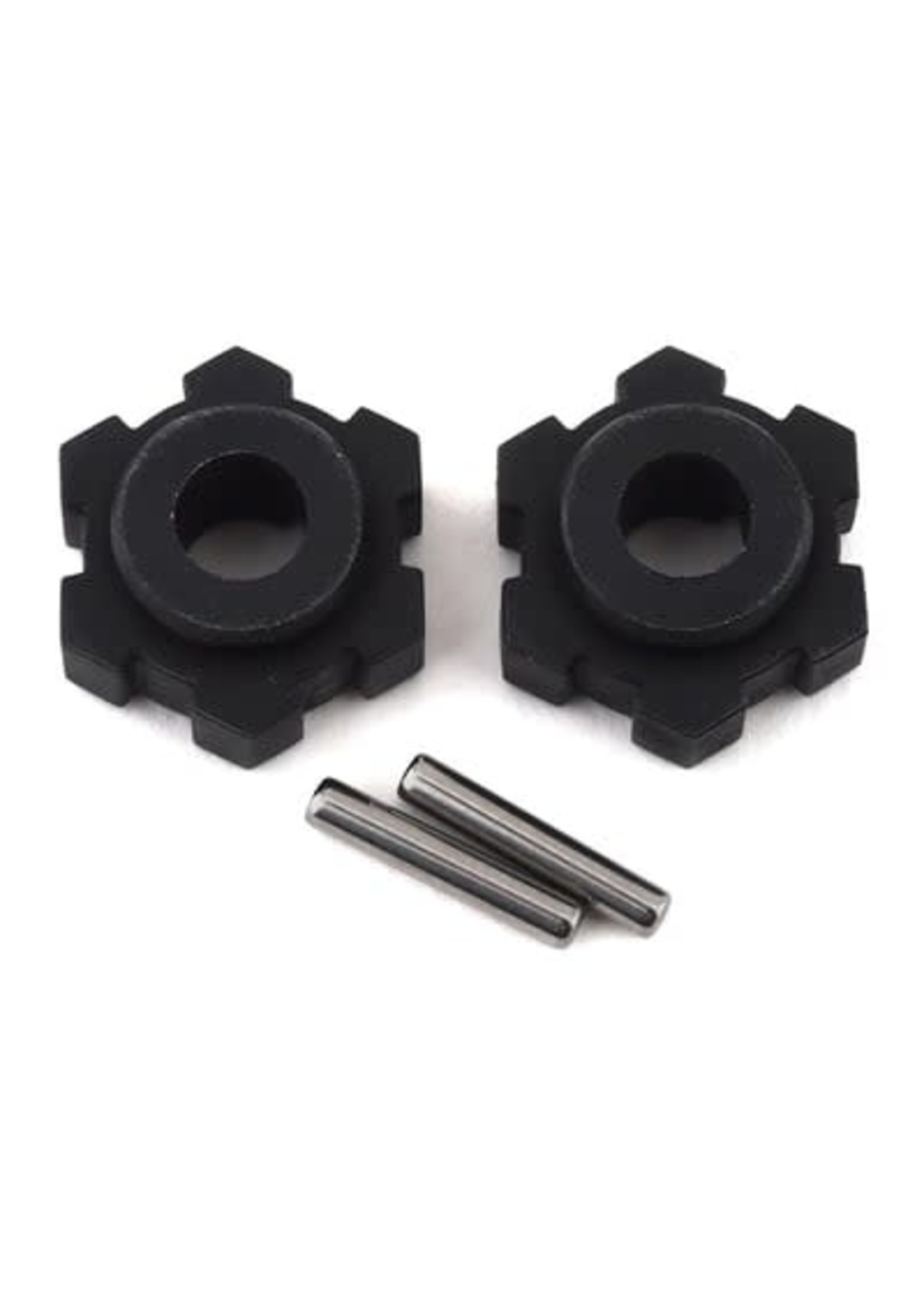 Traxxas 8956 Wheel hubs, hex (2)/ 2.5x14 pins (2)