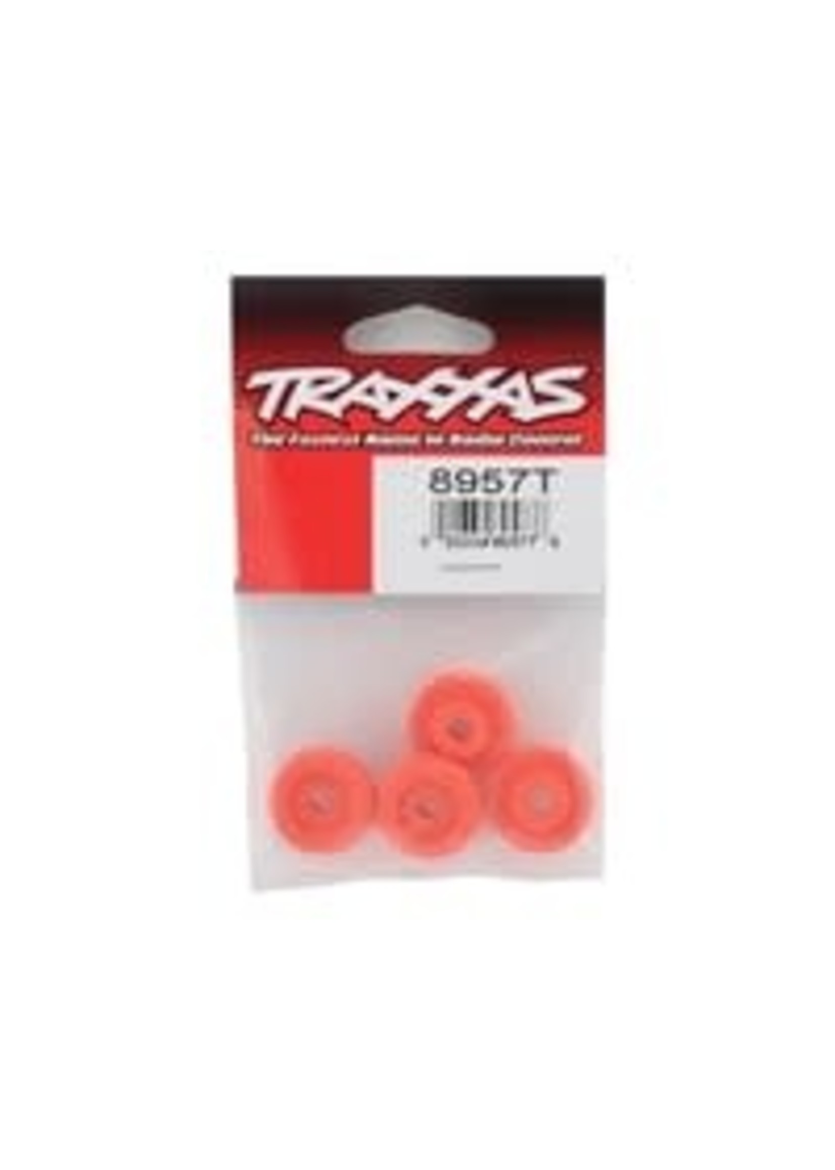 Traxxas 8957T Wheel washers, orange (4)