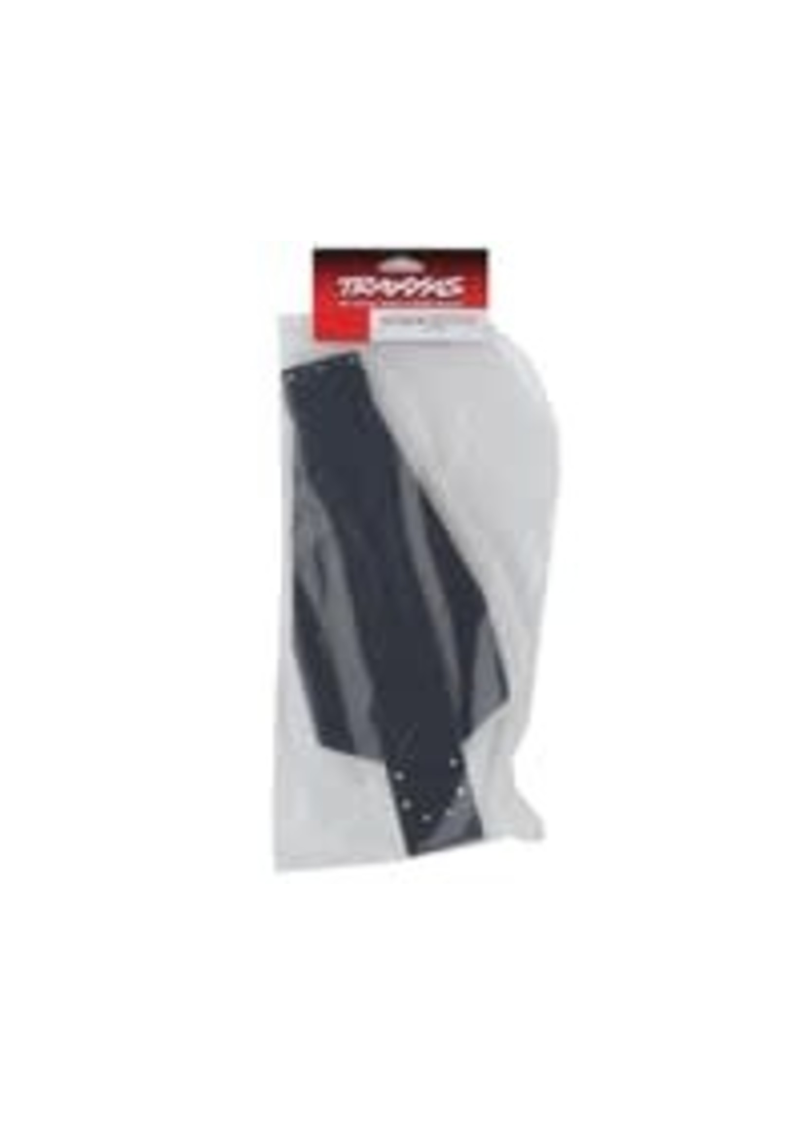 Traxxas 3722X Lower chassis (black) (166mm long battery compartment) (fits both flat and hump style battery packs) (use only with #3725R ESC mounting plate)