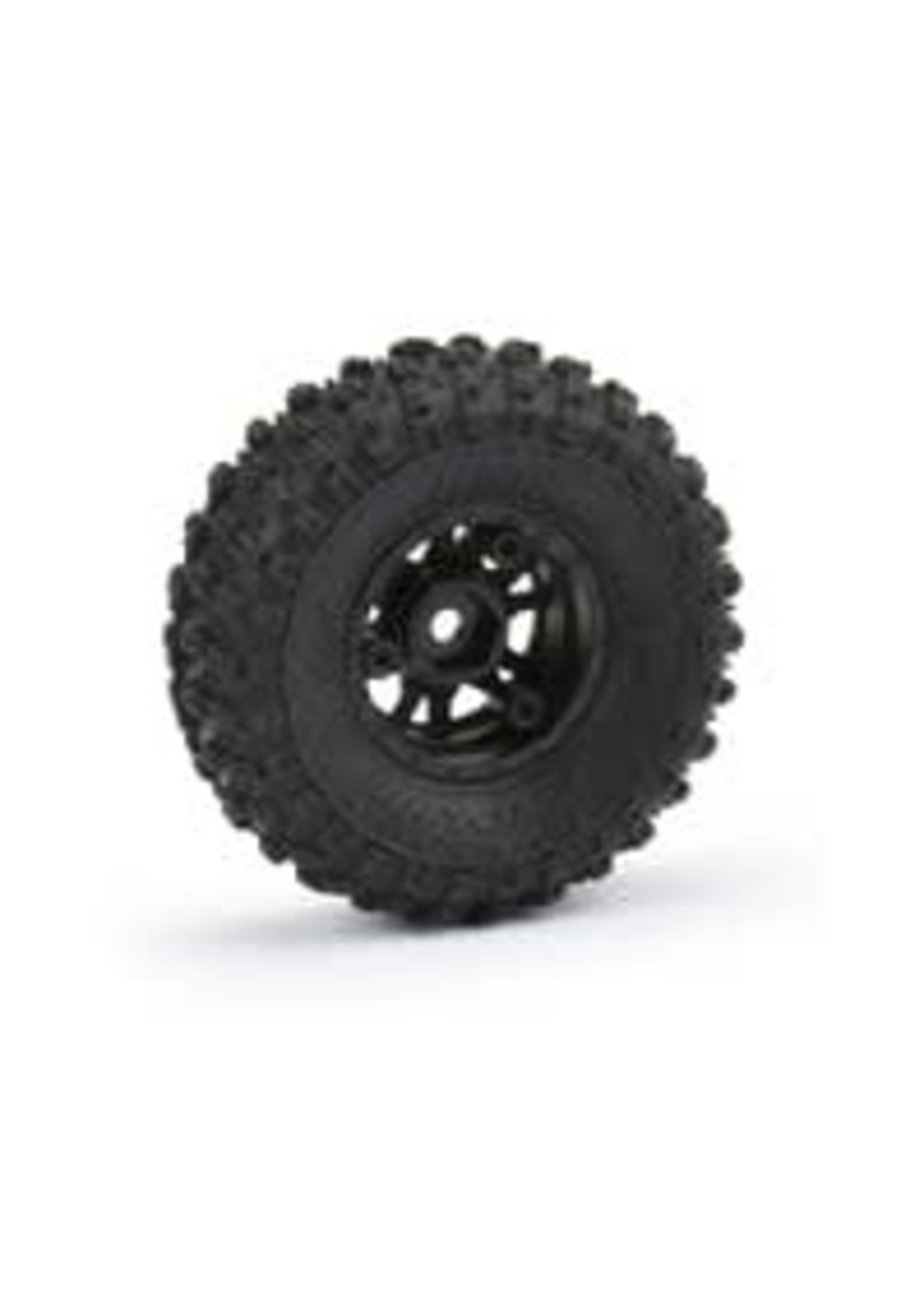 Pro-Line PRO1019410 Pro-Line Axial SCX24 1.0" Hyrax Pre-Mounted Tires w/Black Impulse Wheel (4)