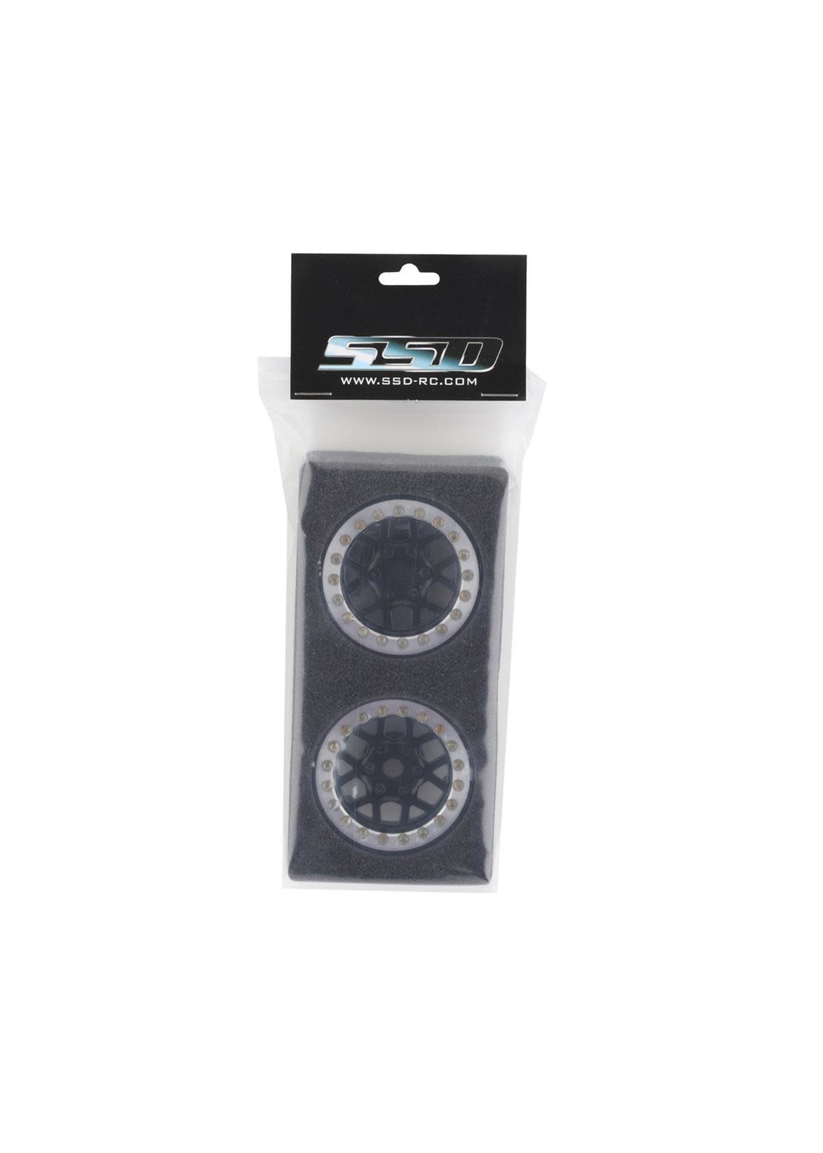 SSD SSD00540 SSD RC 1.9” Boxer Beadlock Wheels (Black)