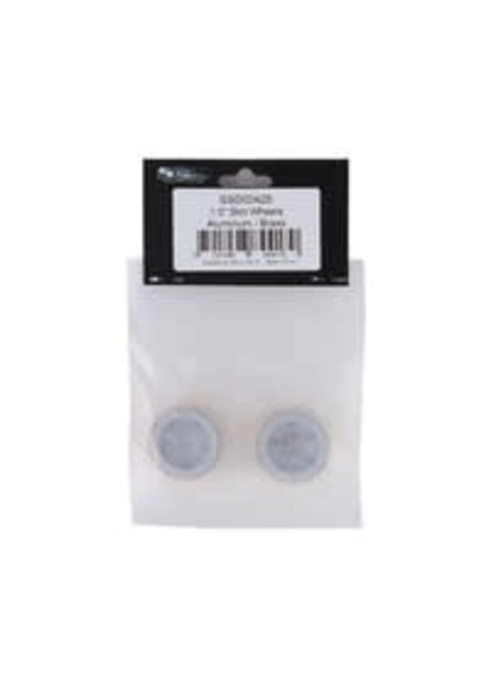 SSD SSD00426 SSD RC SCX24 1.0" Aluminum/Brass 5-Slot Beadlock Wheels (2)