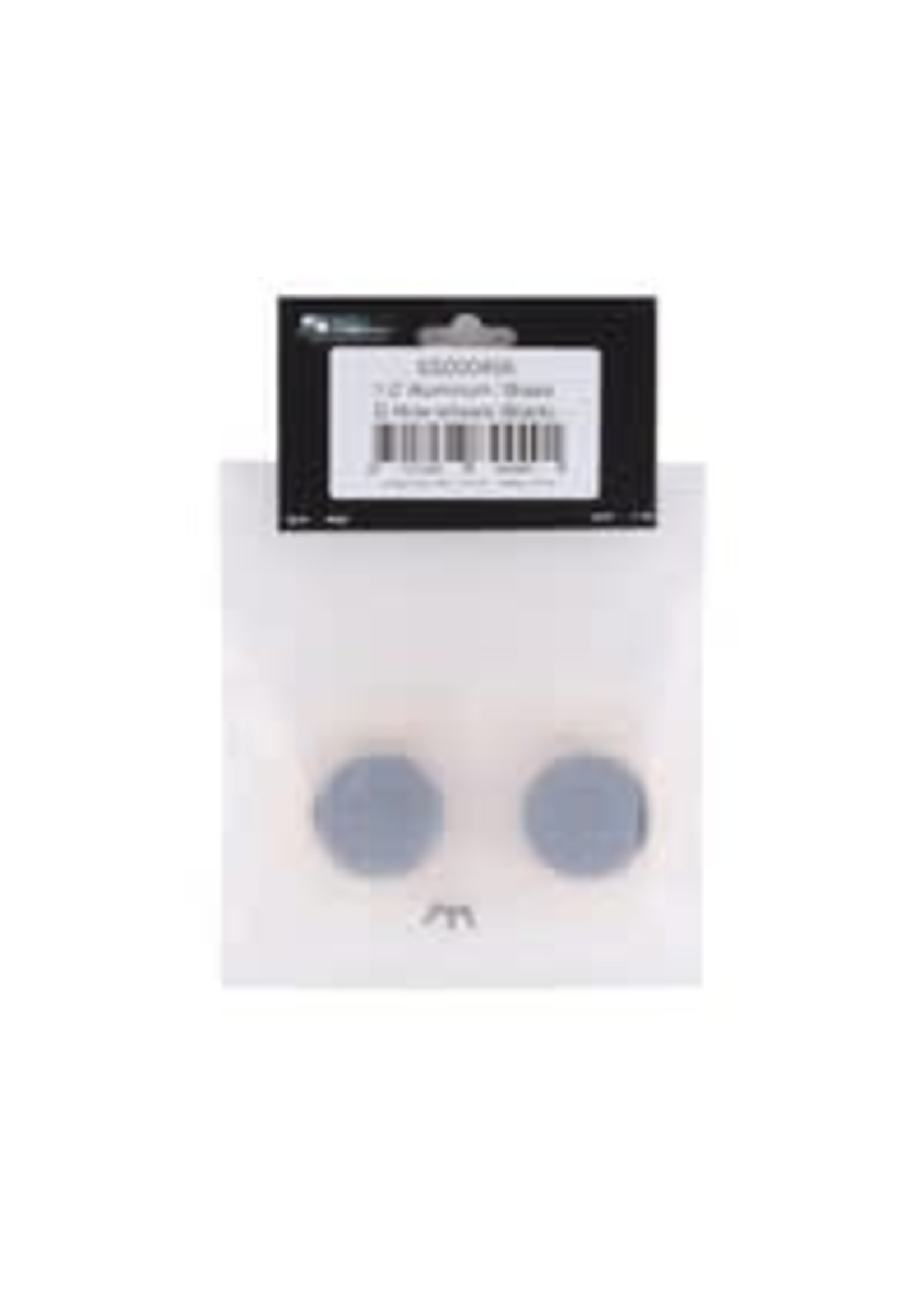 SSD SSD00458 SSD RC SCX24 1.0” Aluminum/Brass D Hole Beadlock Wheels (Black) (2)