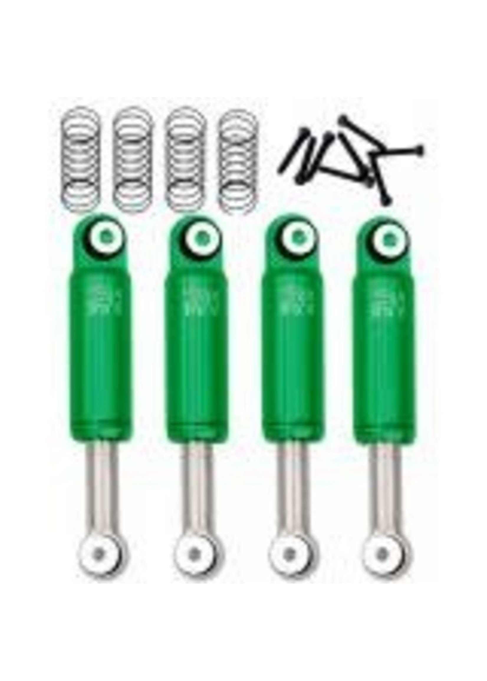 Power Hobby PHSCX2470-GREEN Powerhobby Green Aluminum Internal Spring Air Shocks Axial SCX24 C10 Jeep Betty