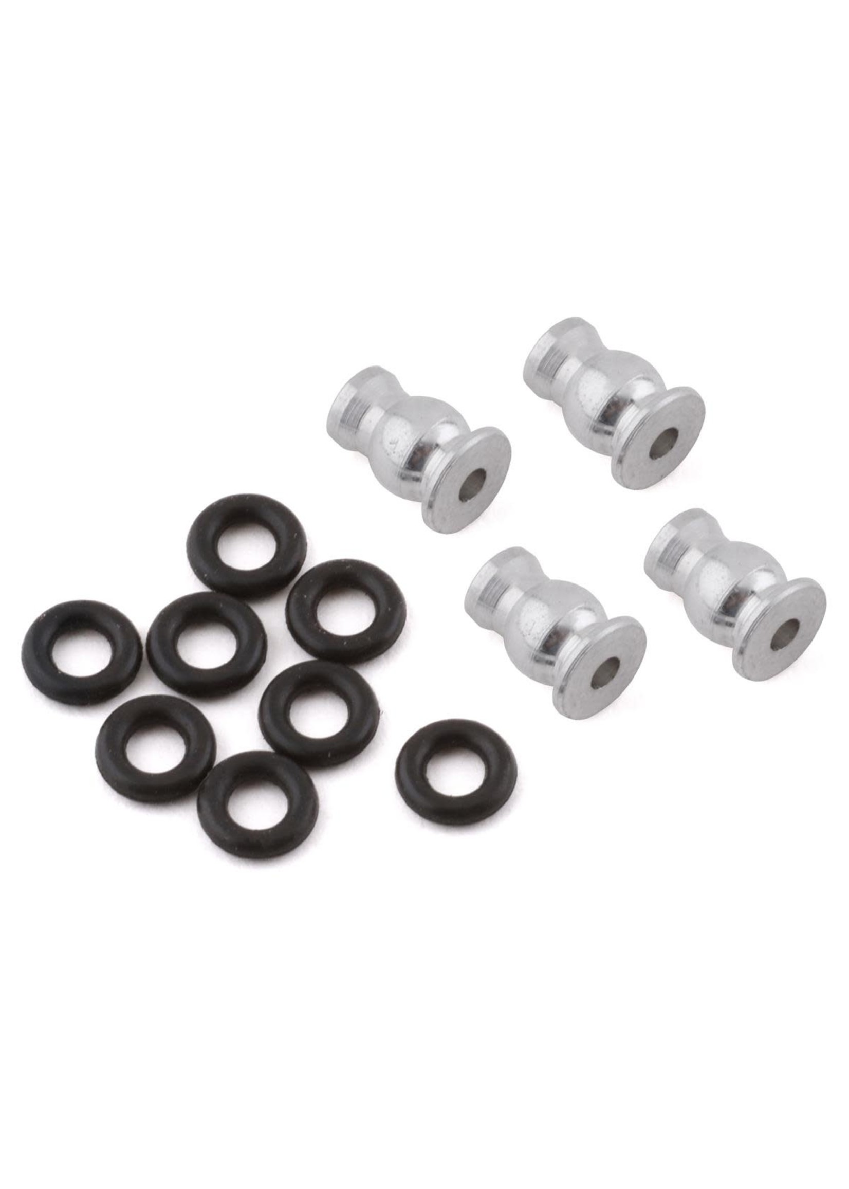 Hot Racing HRASXTF160R Hot Racing Axial SCX24 Shock Mount Balls & O-Rings