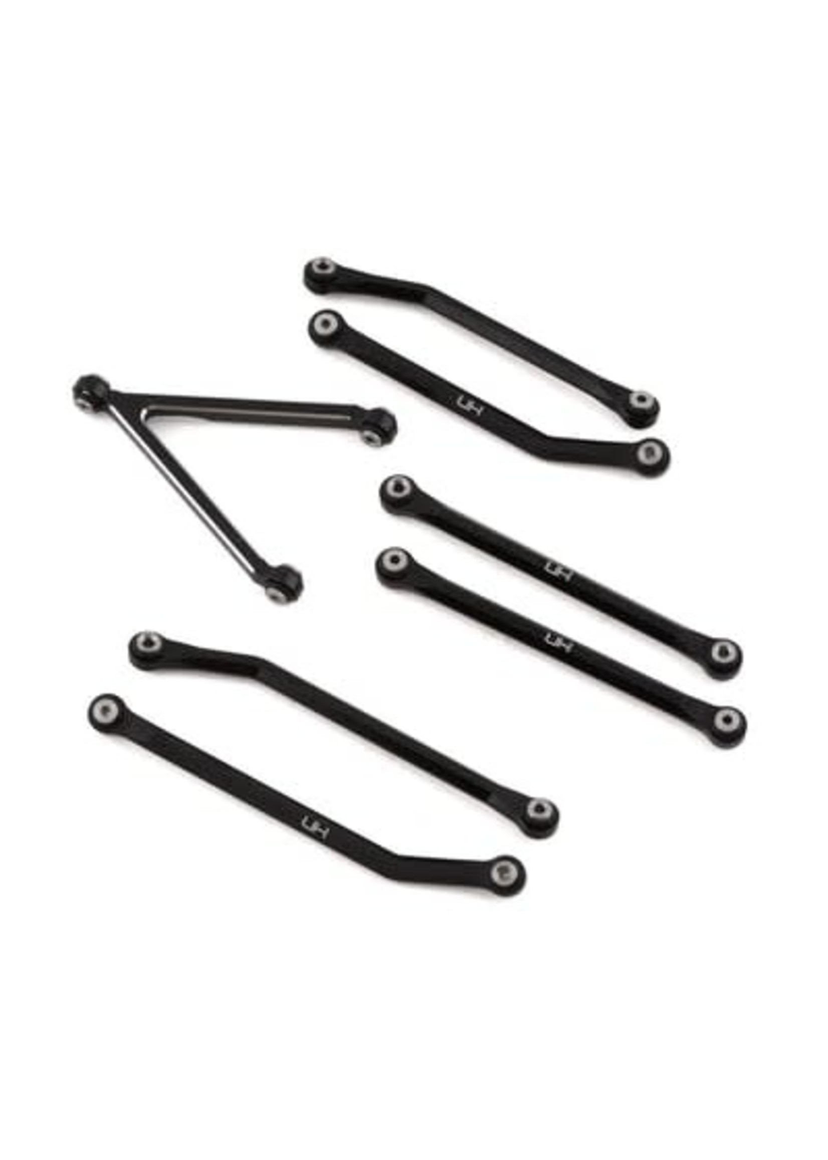 Hot Racing SXTF133HJ01 Hot Racing Axial SCX24 Aluminum High Clearance LWB Link Set (133.7mm)