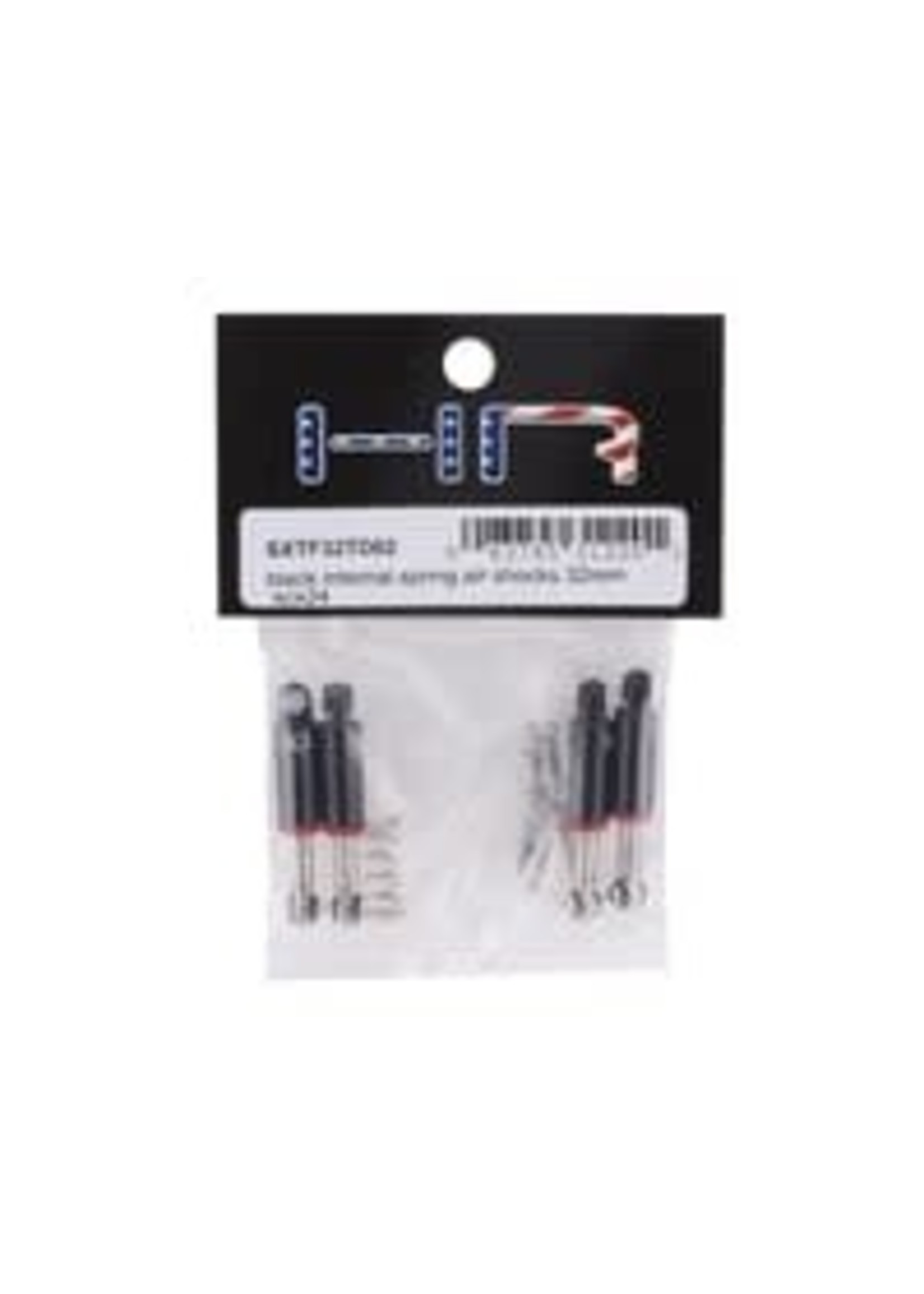 Hot Racing HRASXTF32TD02 Hot Racing Axial SCX24 32mm Internal Spring Air Shocks (Black)
