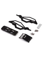 Hot Racing Hot Racing Axial SCX24 Aluminum Rock Racer Conversion Chassis (Black)