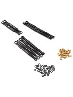 Yeah Racing Yeah Racing Axial SCX24 C10 Aluminum Suspension Links (Black) (133.7mm Wheelbase)