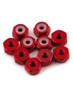 Yeah Racing Yeah Racing 2mm Aluminum Lock Nut (Red) (10)