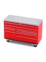 Scale By Chris Scale By Chris 1/24 Classic Roll Around Tool Box (Red)