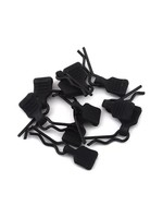 Axial 3mm Body Clip w/Tab, Black (10pc)
