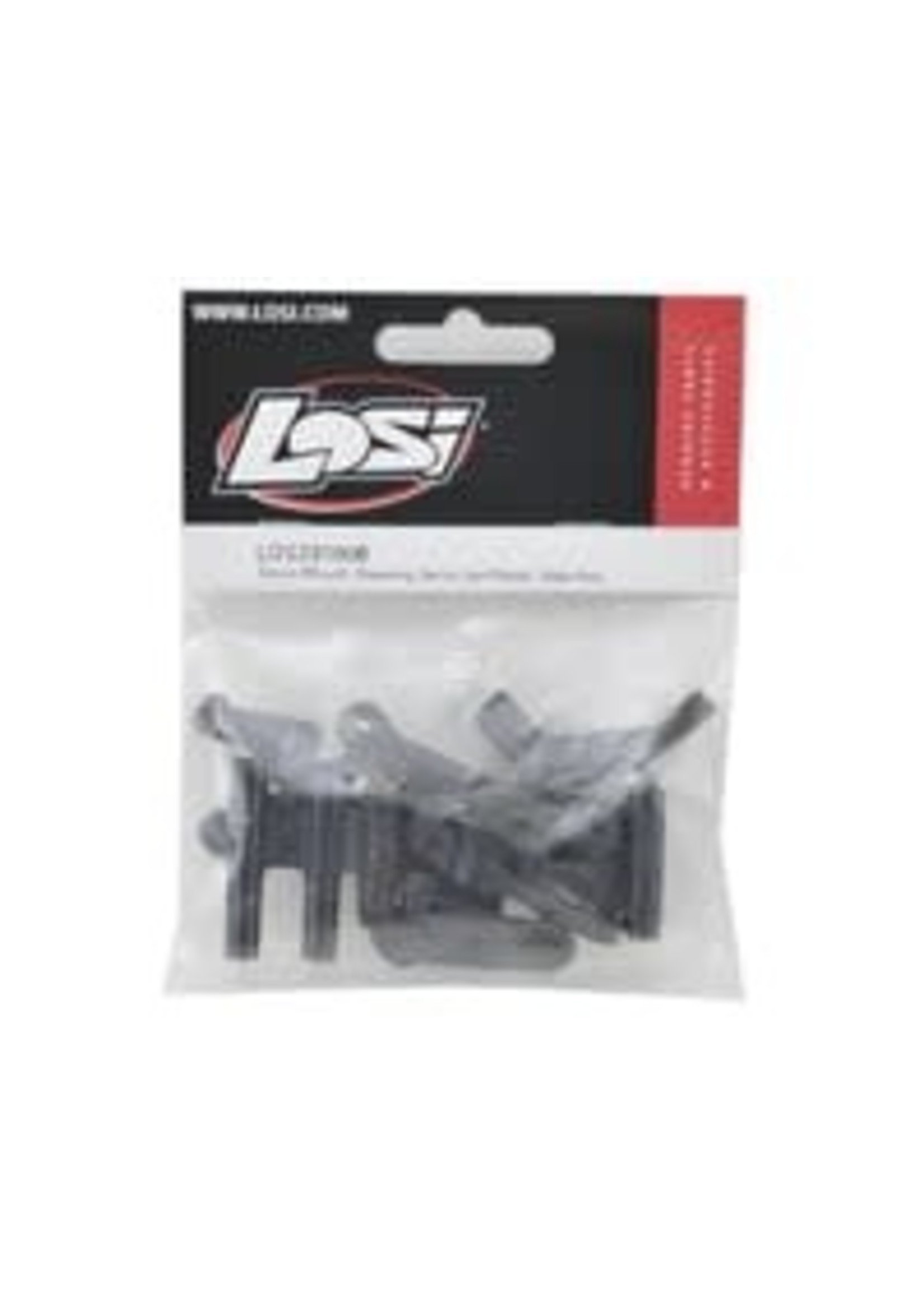 Losi LOS231008 Servo Mount, Steering Servo Set Plastic: Baja Rey