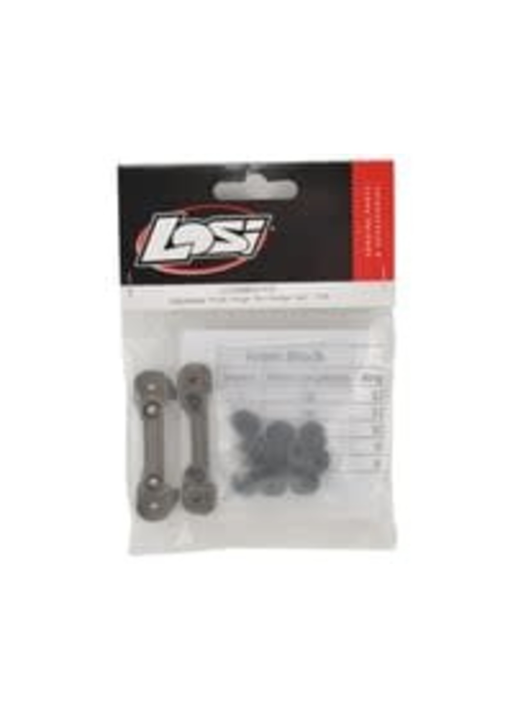 Losi LOSB4112 Adjustable Front Hinge Pin Holder Set: TEN