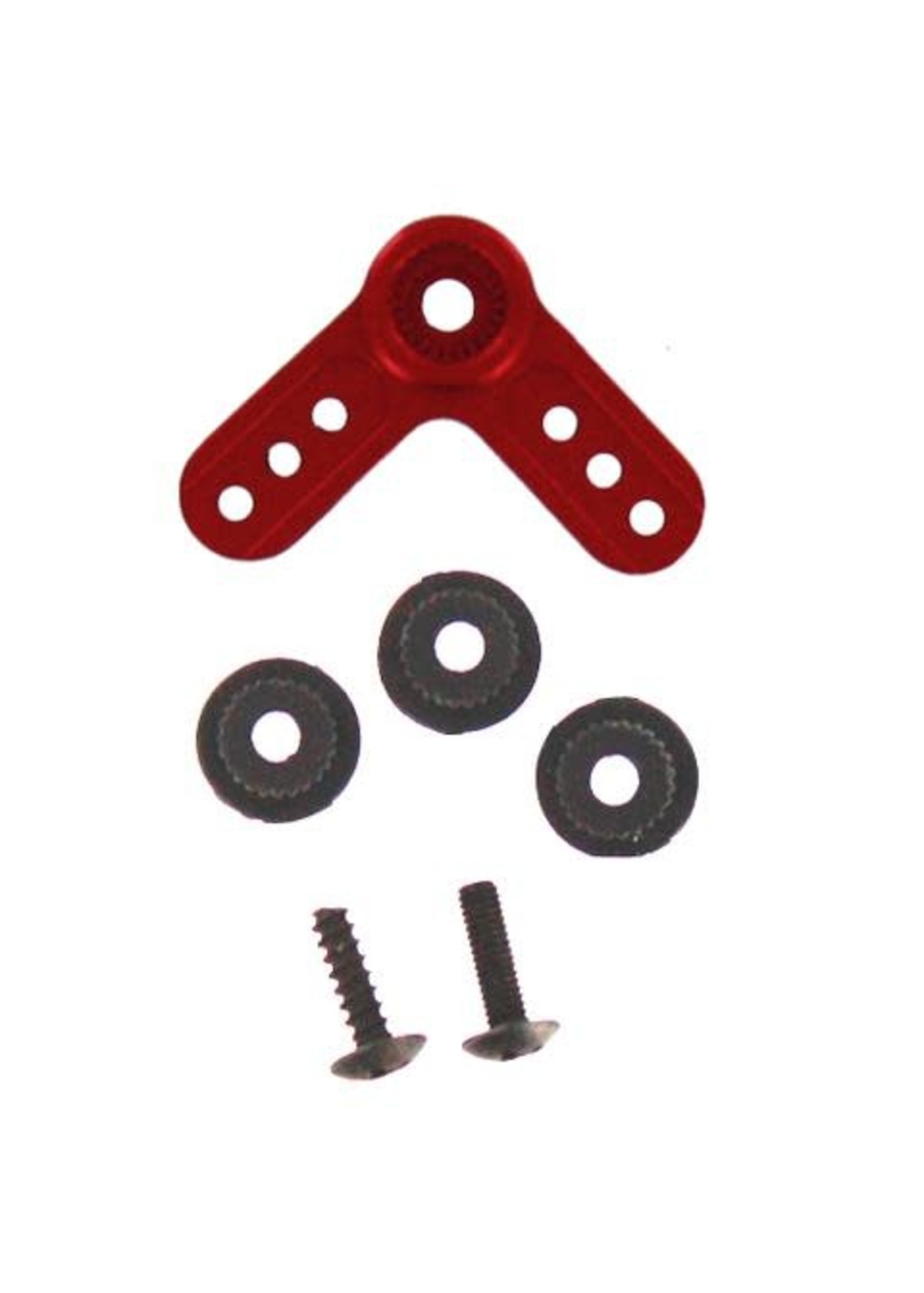 Redcat Racing 80236r L-Shaped Servo Horn (Aluminum)(Red) (1pc)