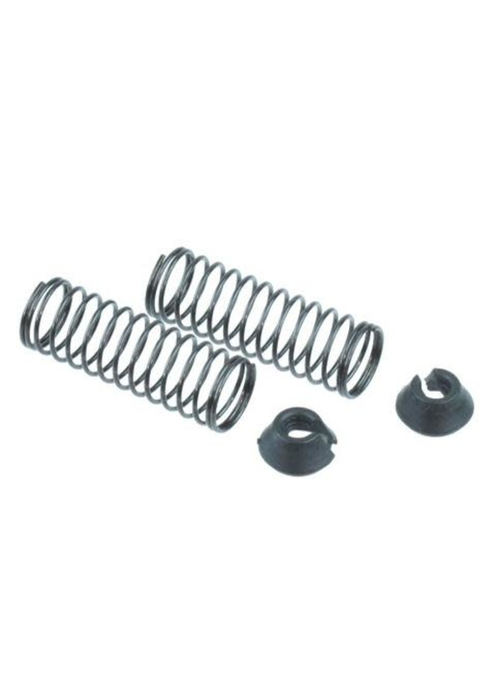 Redcat Racing BS213-037 Shock Spring and Cup, Blackout (2pcs of each item)(For Small Bore BS213-001 Shocks ONLY)