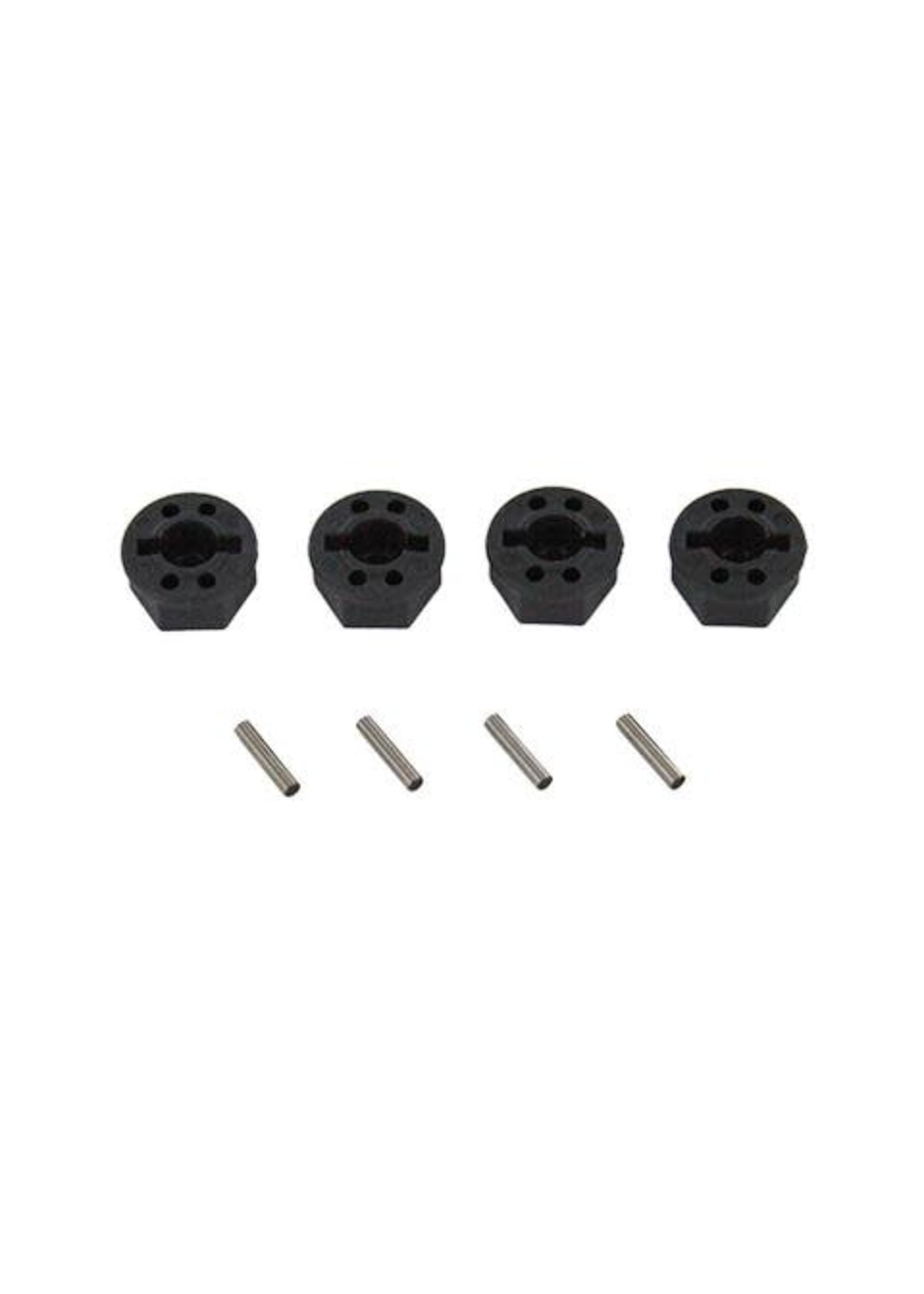 Redcat Racing BS213-006 Wheel Hexes with Pins (12mm)(Plastic) (4pcs)