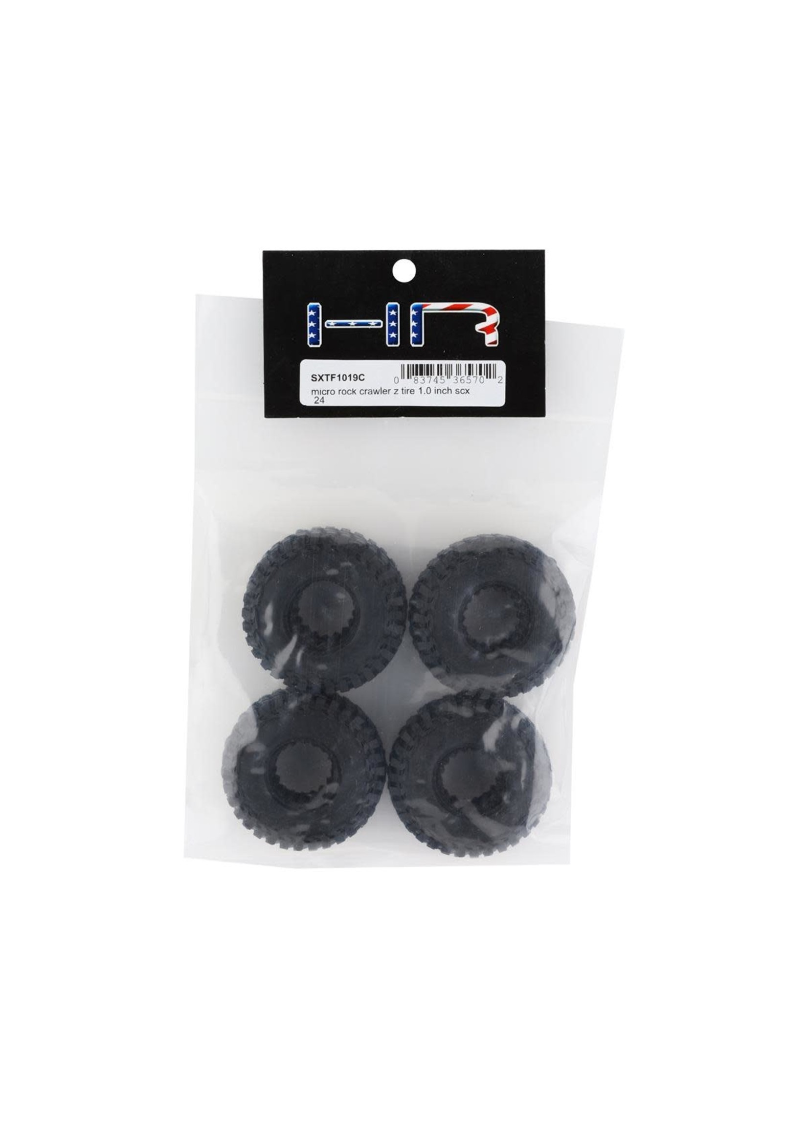 Hot Racing HRASXTF1019C Hot Racing Axial SCX24 1.0 Micro Rock Crawler Z Tire (Soft)