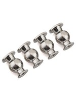 Hot Racing Hot Racing Arrma 6S 3x8x12mm Steel Chrome Pivot Ball (4)