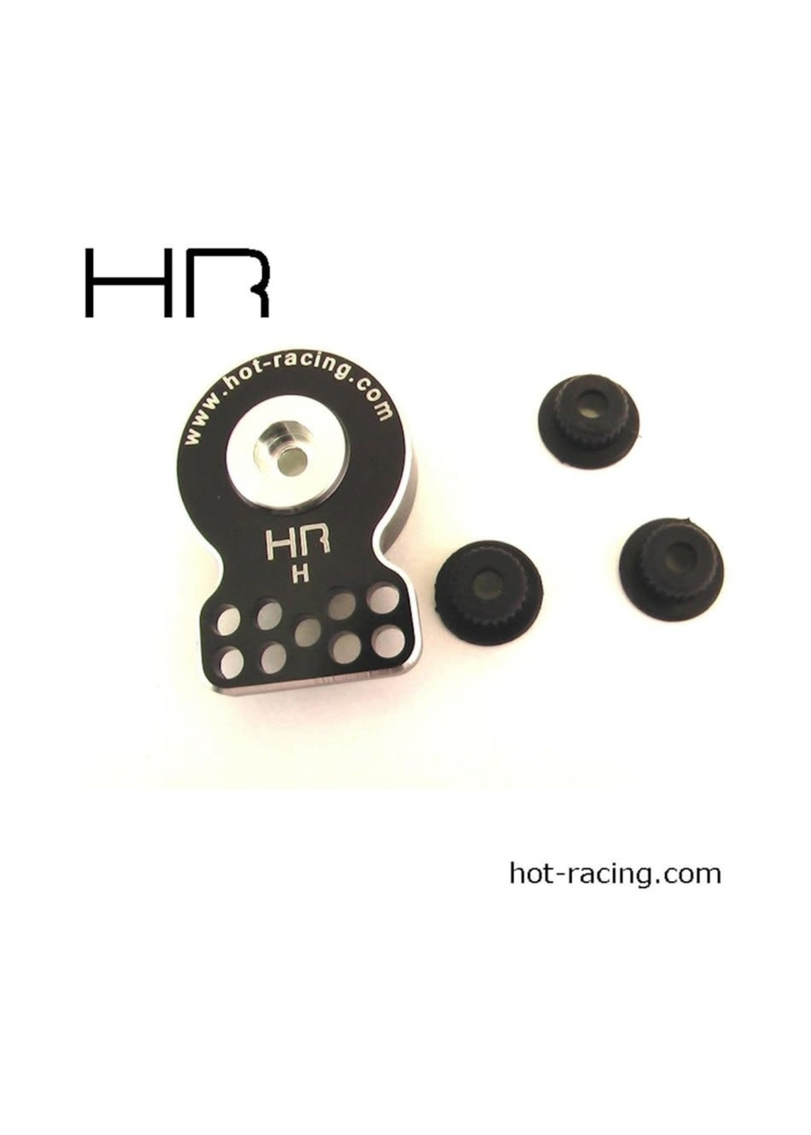 Hot Racing HRASHS88H Hot Racing Aluminum CNC Heavy Duty Servo Saver w/Heavy Spring Tension (Black)