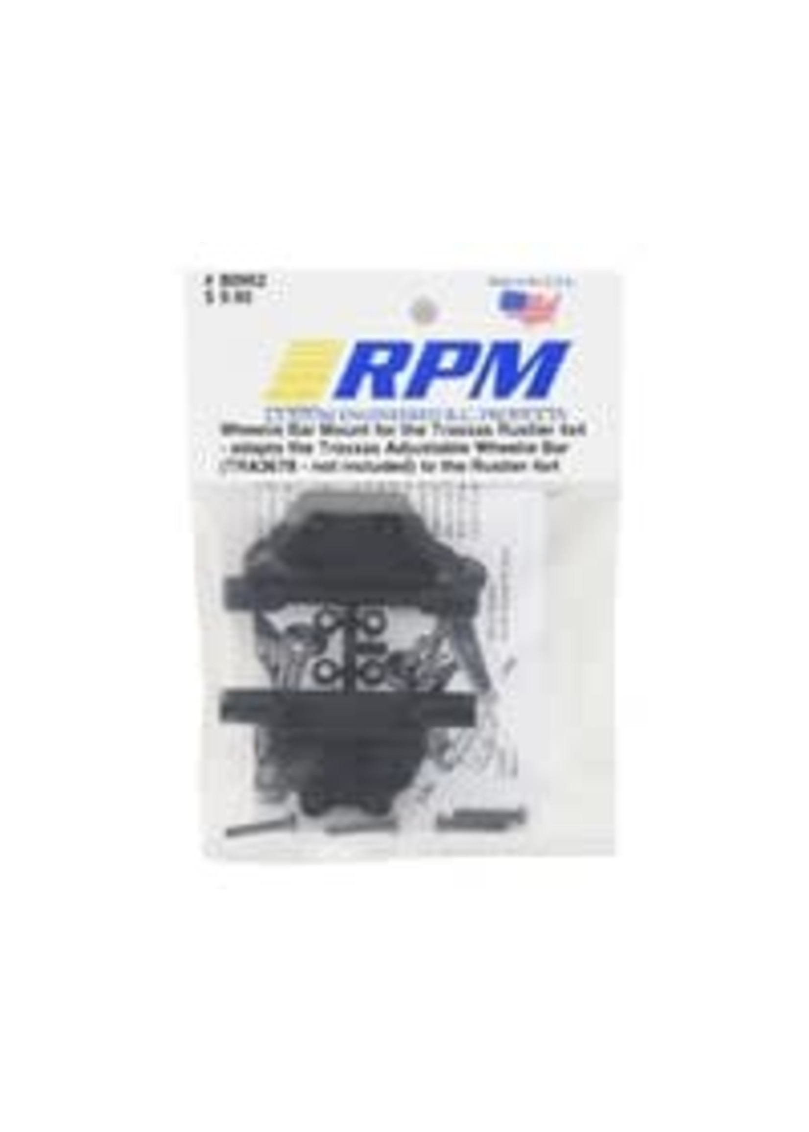 RPM RPM80962 Wheelie Bar Mount for the Traxxas Rustler 4x4