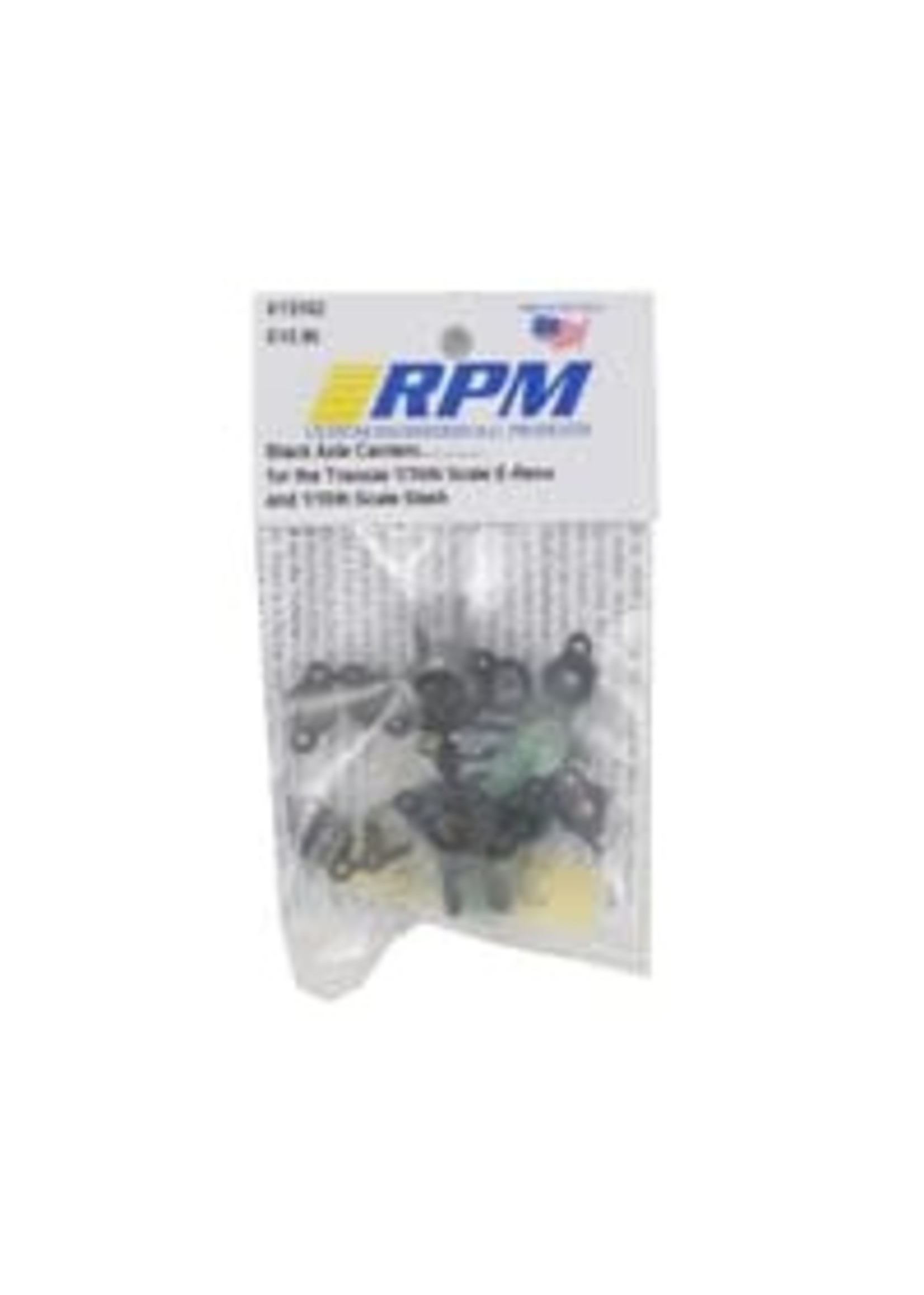 RPM RPM73162 RPM Traxxas 1/16 E-Revo Axle Carriers (Black)