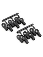 RPM RPM Short Traxxas Turnbuckle Rod End Set (Black) (12)