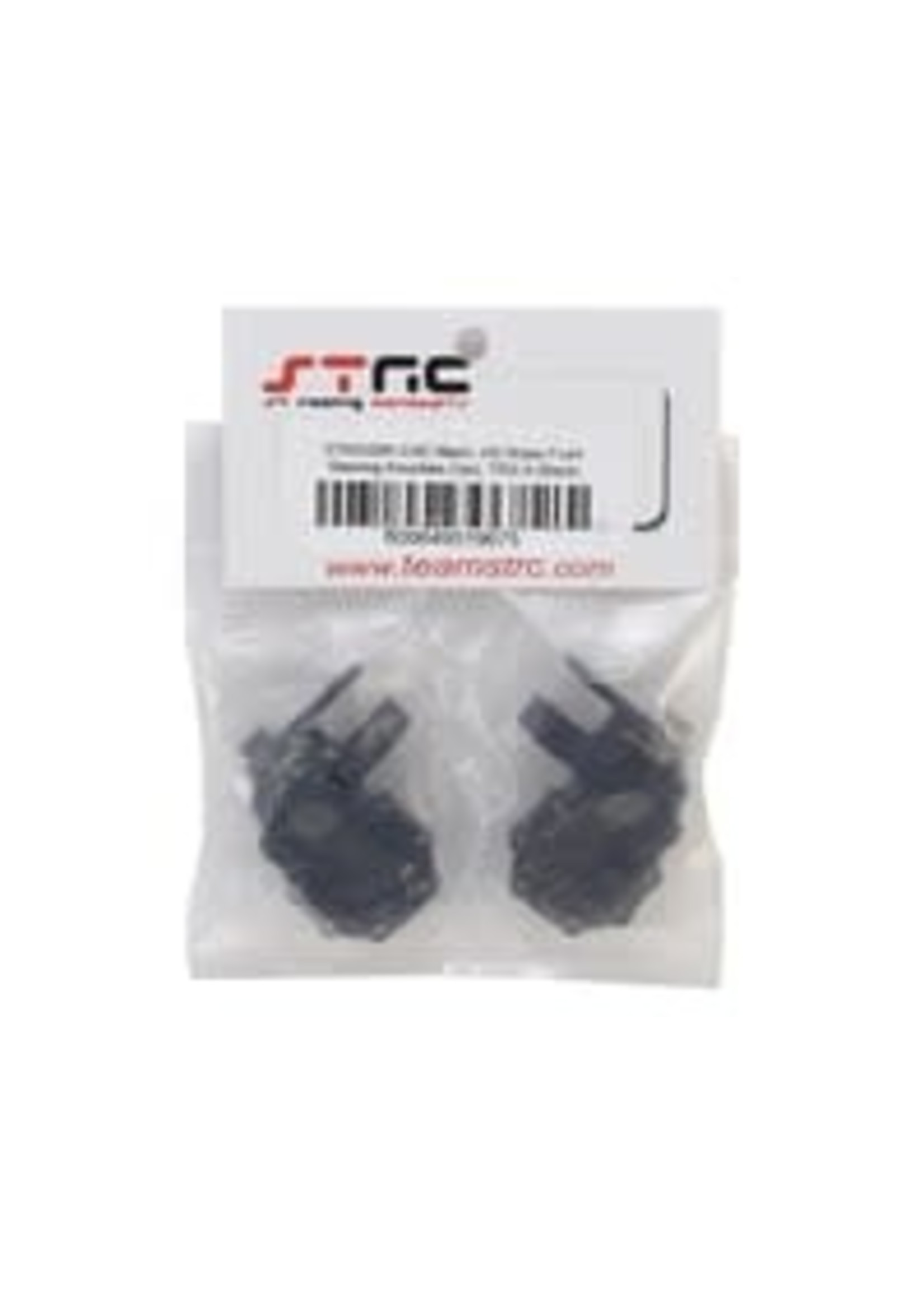 ST Racing Concepts SPTST8252BR ST Racing Concepts Traxxas TRX-4 Brass Front Steering Knuckles (Black) (2)