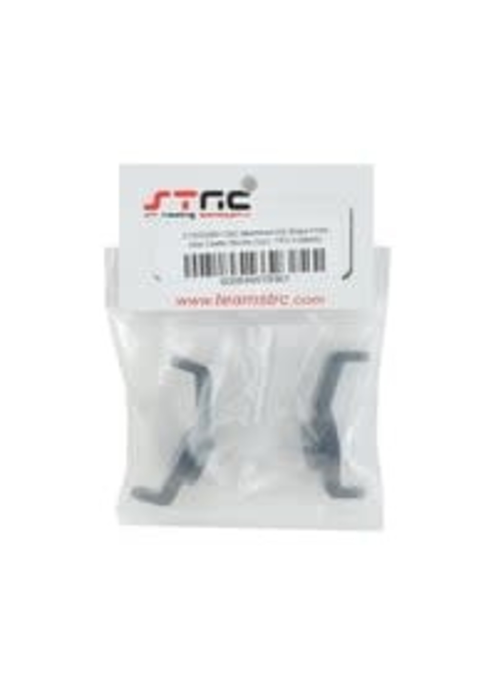 ST Racing Concepts SPTST8232BR ST Racing Concepts Traxxas TRX-4 Brass Front Caster Blocks (Black) (2)