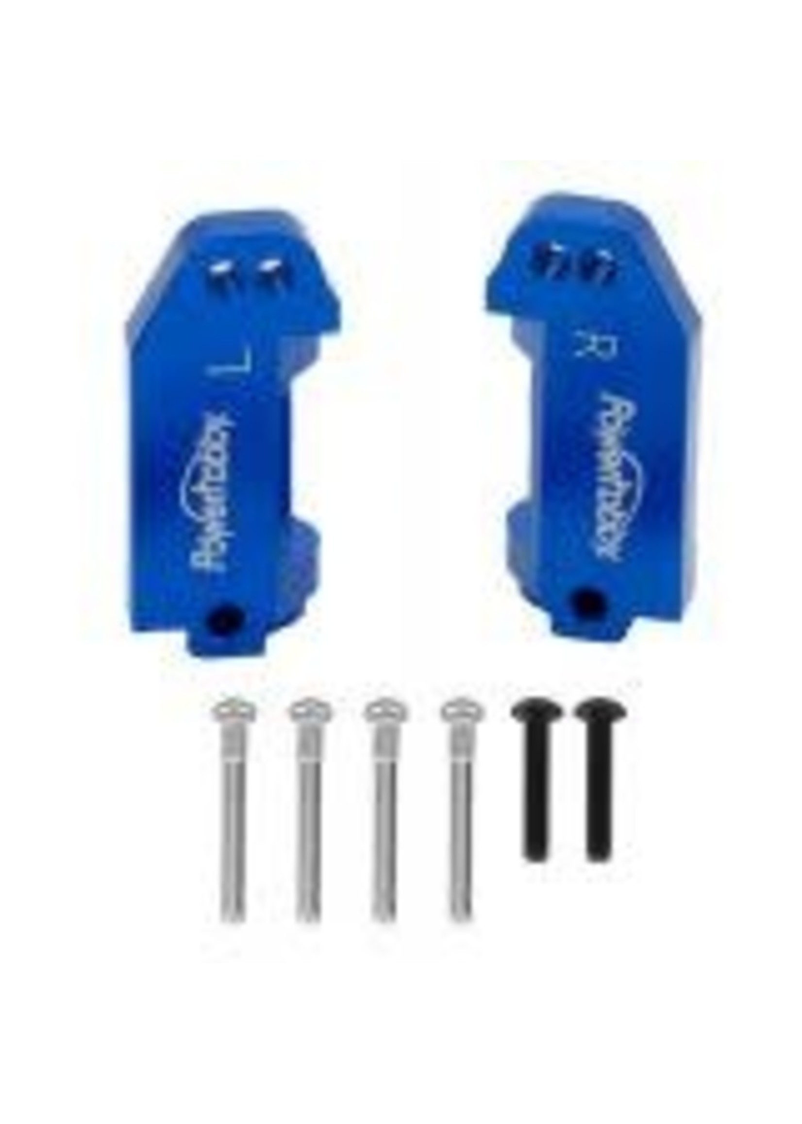 Power Hobby PHTRX420 Powerhobby Aluminum Caster Blocks Traxxas Slash Rustler Bandit Stampede Blue