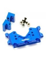 Power Hobby Powerhobby Aluminum Front Bulkhead 2WD BLUE