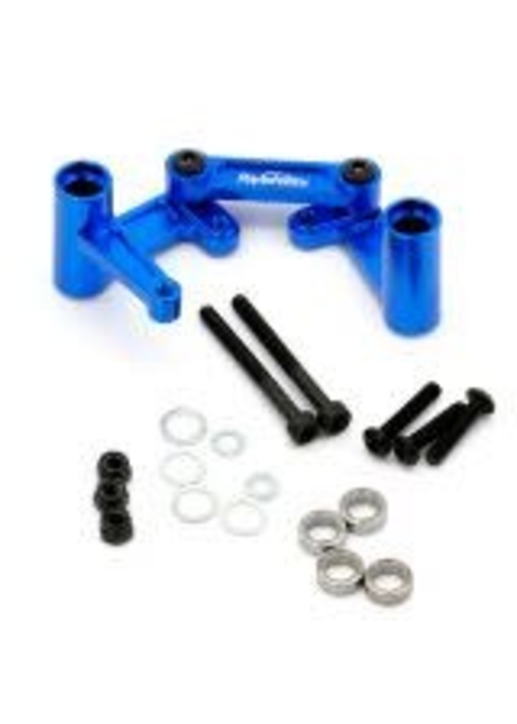 Power Hobby PHTRX418 Powerhobby Aluminum Steering Bellcrank Draglink Traxxas Slash Ruster Bandit BLUE