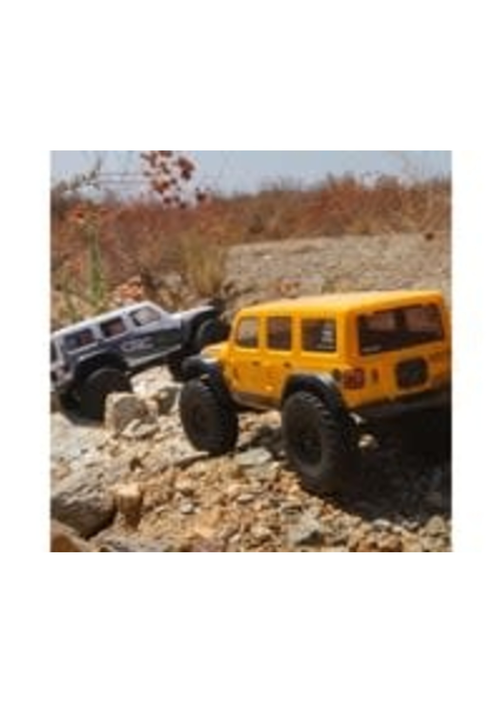 Axial AXI00002V2T2 Axial SCX24 2019 Jeep Wrangler JLU CRC 1/24 4WD RTR Scale Mini Crawler (Yellow) w/2.4GHz Radio