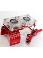 Power Hobby Aluminum Cooling Fan Slash 4WD Red