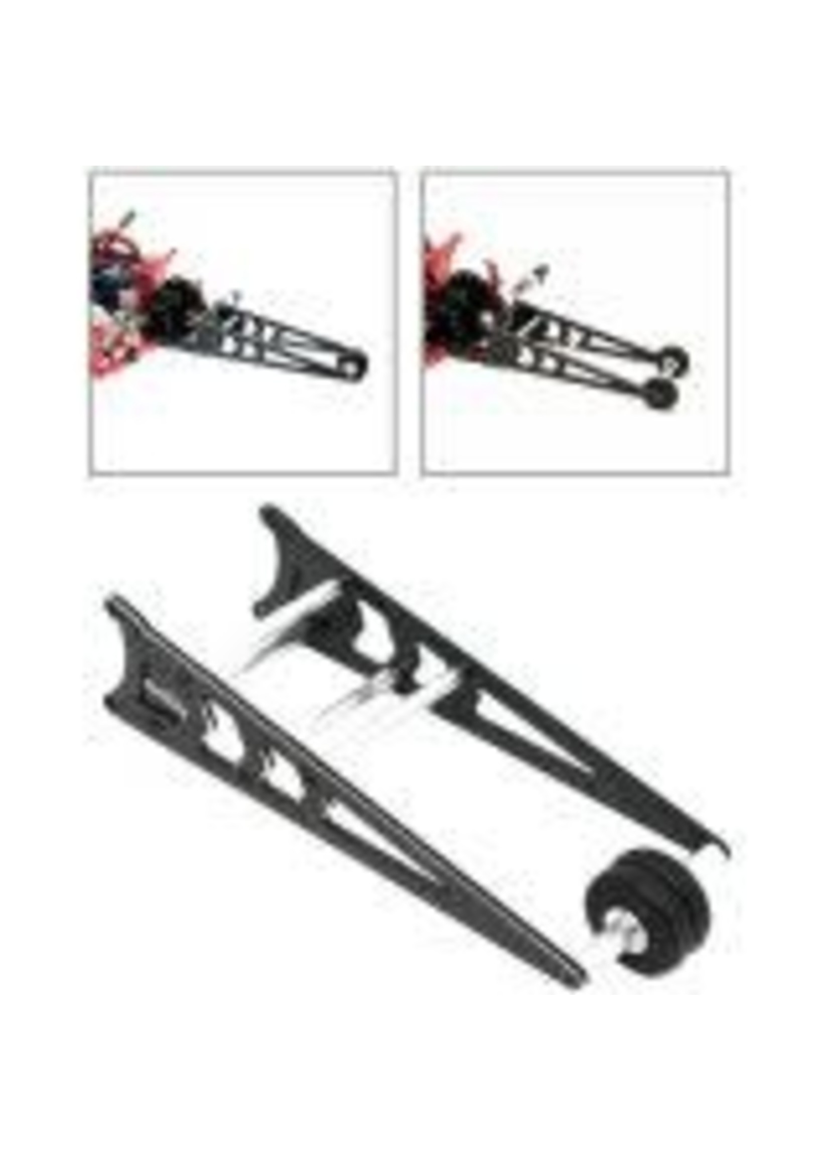 Power Hobby PHTRX404 Powerhobby Aluminum Speed Run Wheelie Bar Traxxas Slash Rustler Bandit