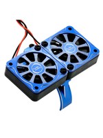 Power Hobby Powerhobby 1/5 Aluminum Heatsink Dual High Speed Cooling Fans w/Cover Blue