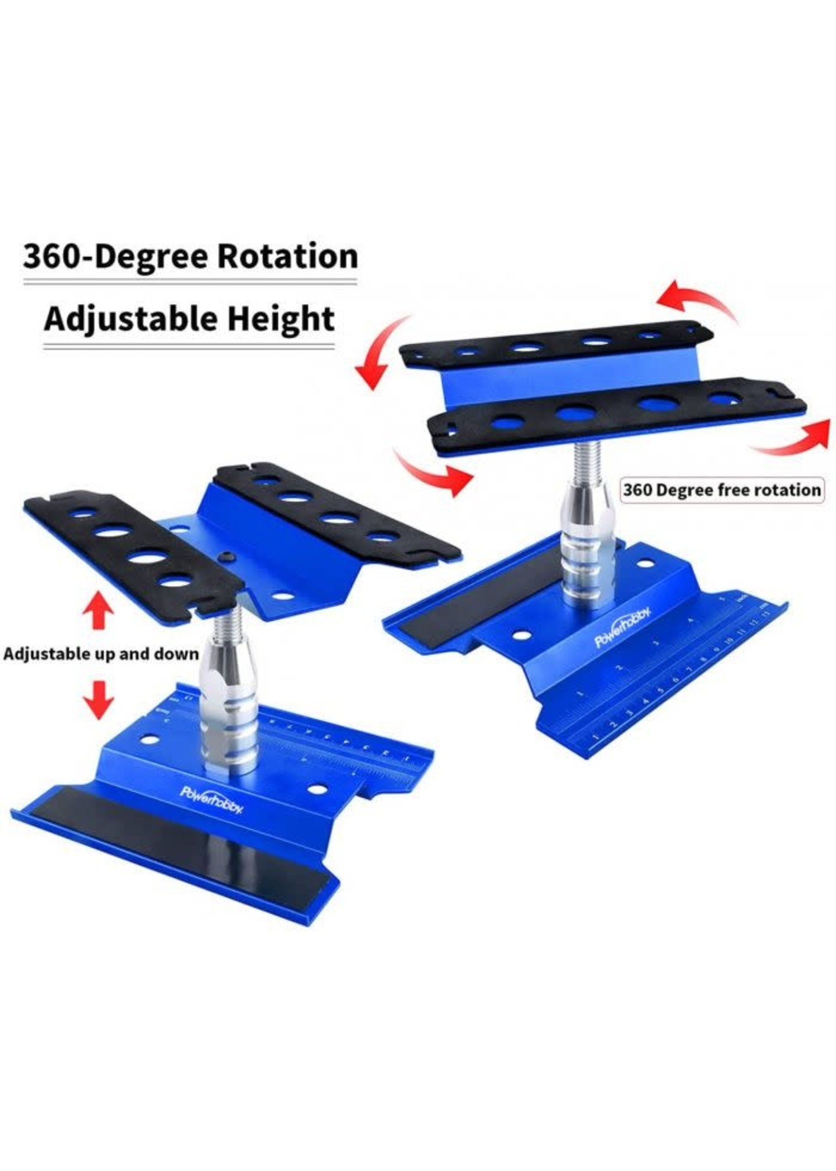 Power Hobby PHTRX423 Powerhobby Aluminum RC Car Repair Work Stand 1/10 1/12 1/16 1/18